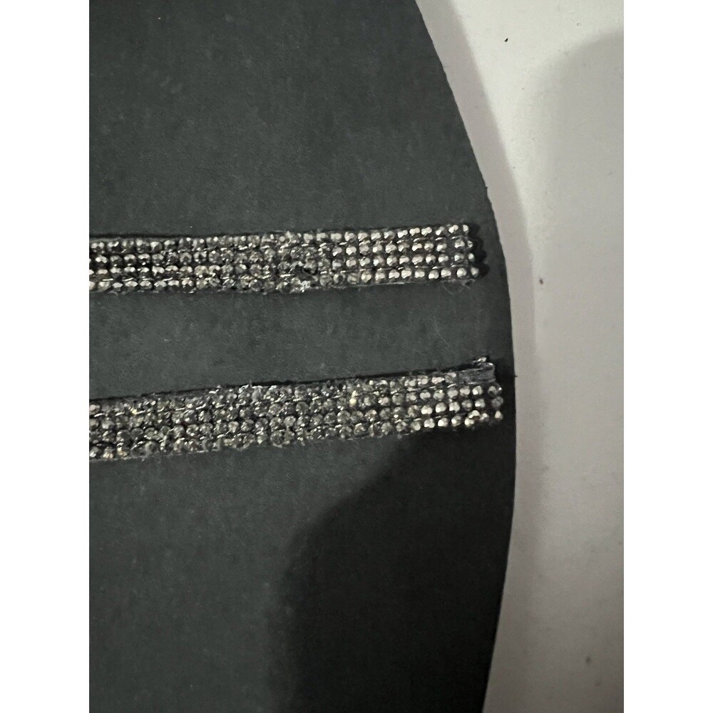Free People Silver Crystal Cove Strappy Sparkle Sandal Size 9.5/10 Euro 40 - Picture 3 of 6